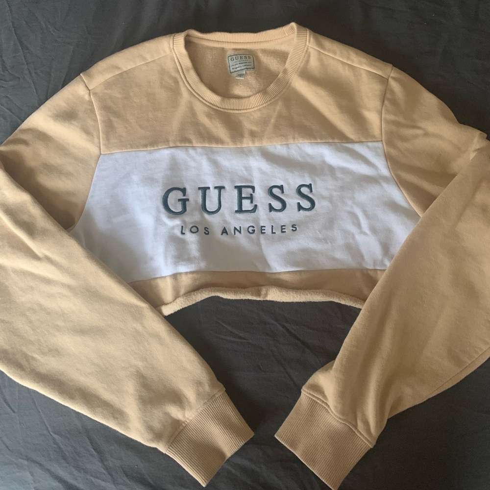 Guess cropped crew neck